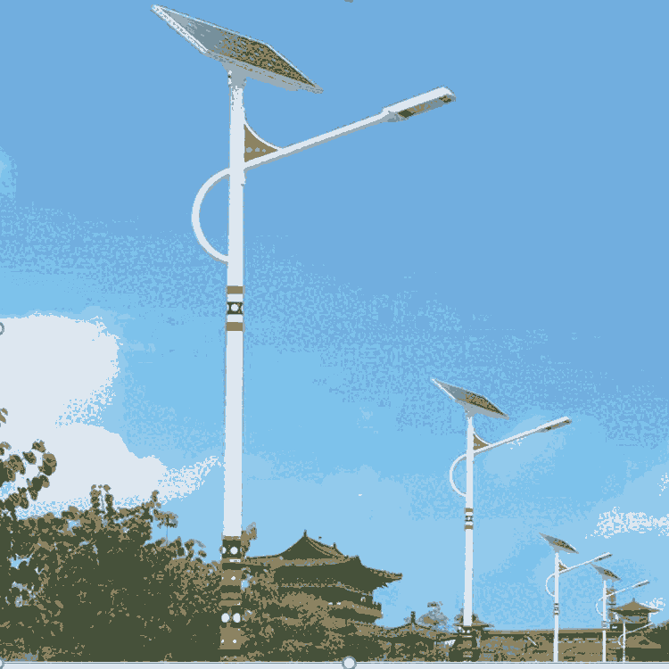 太陽(yáng)能路燈6米村用路燈，遛彎需要的光亮我們帶給您