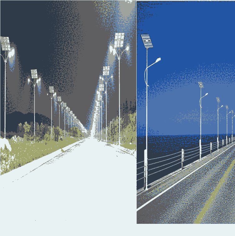 北京森海啟航8米太陽能路燈高光高亮現貨供應