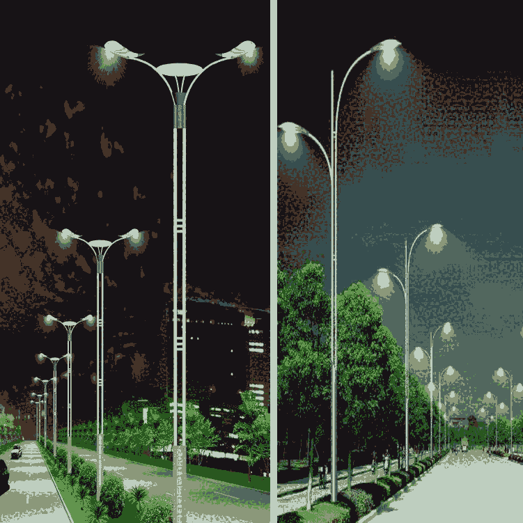 4米庭院用太陽能路燈可定制成套批發(fā)