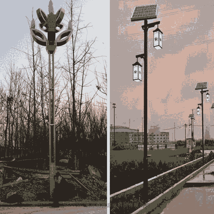 森海啟航專業室外路燈太陽能路燈工程 包含施工路燈廠家