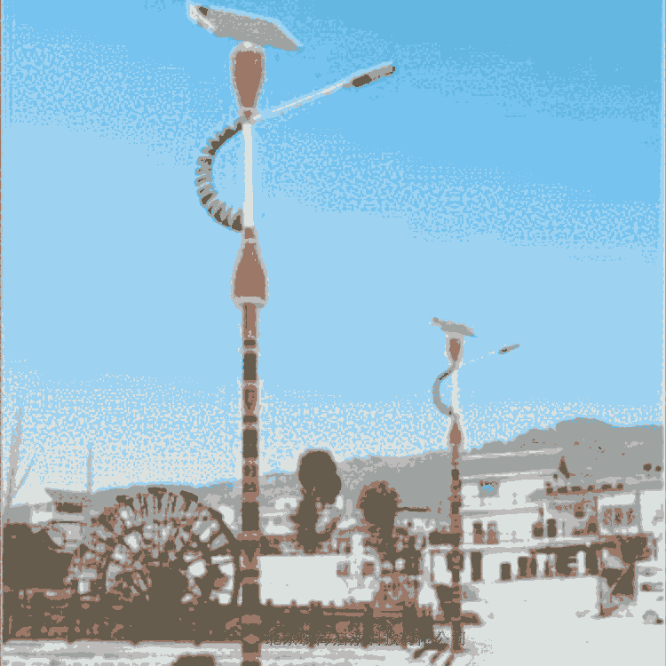 河北張家口美麗鄉村太陽能路燈建設 廠家直銷