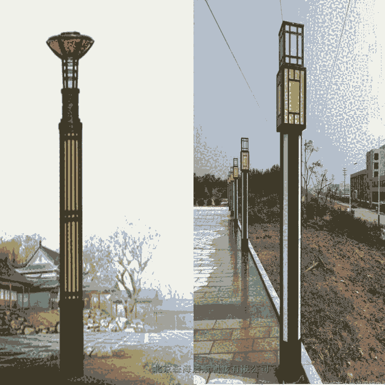 供應森海啟航太陽能庭院燈價格 現貨促銷 LED市電庭院燈生產商