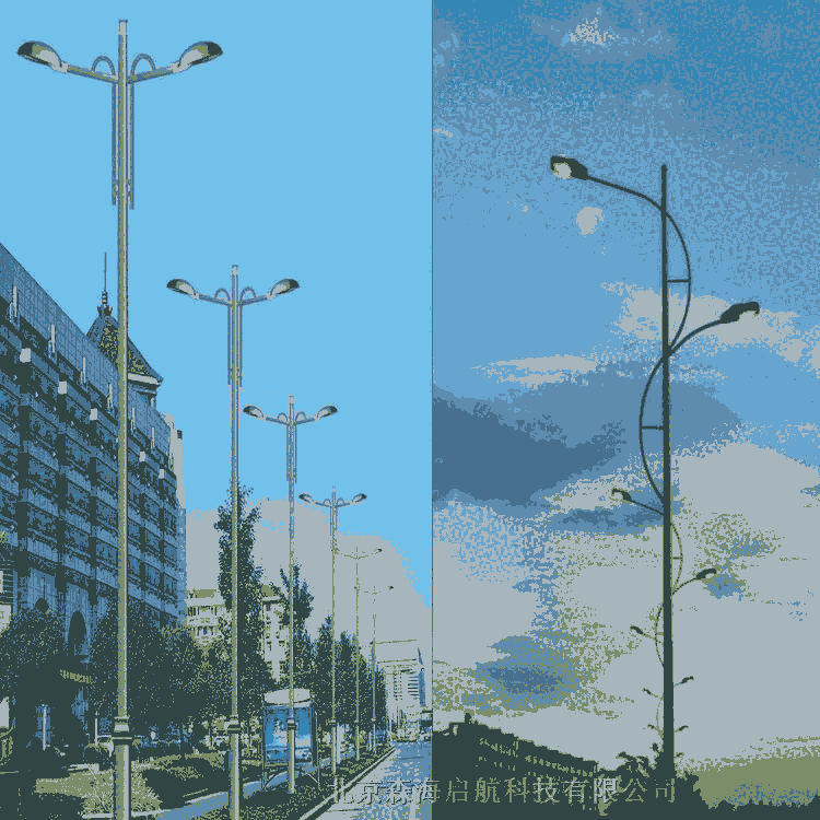 河北張家口市電LED路燈生產商 森海啟航太陽能路燈價格優勢
