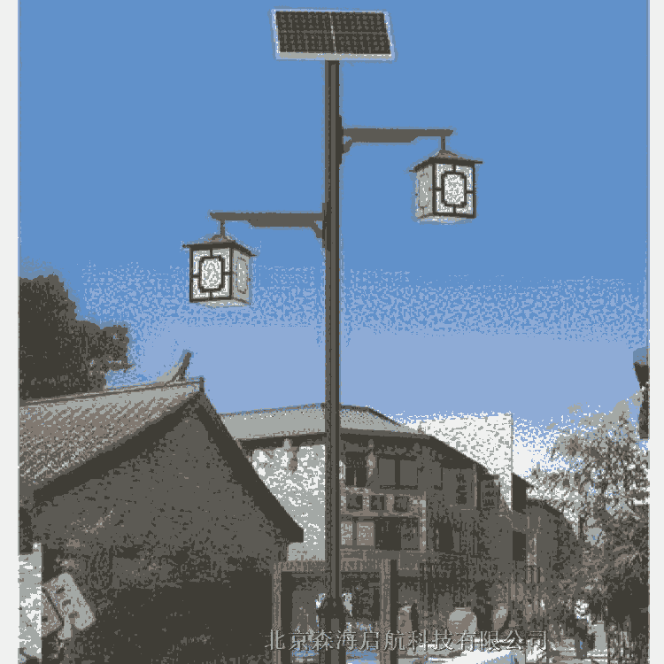 雙頭LED太陽能庭院燈參數報價